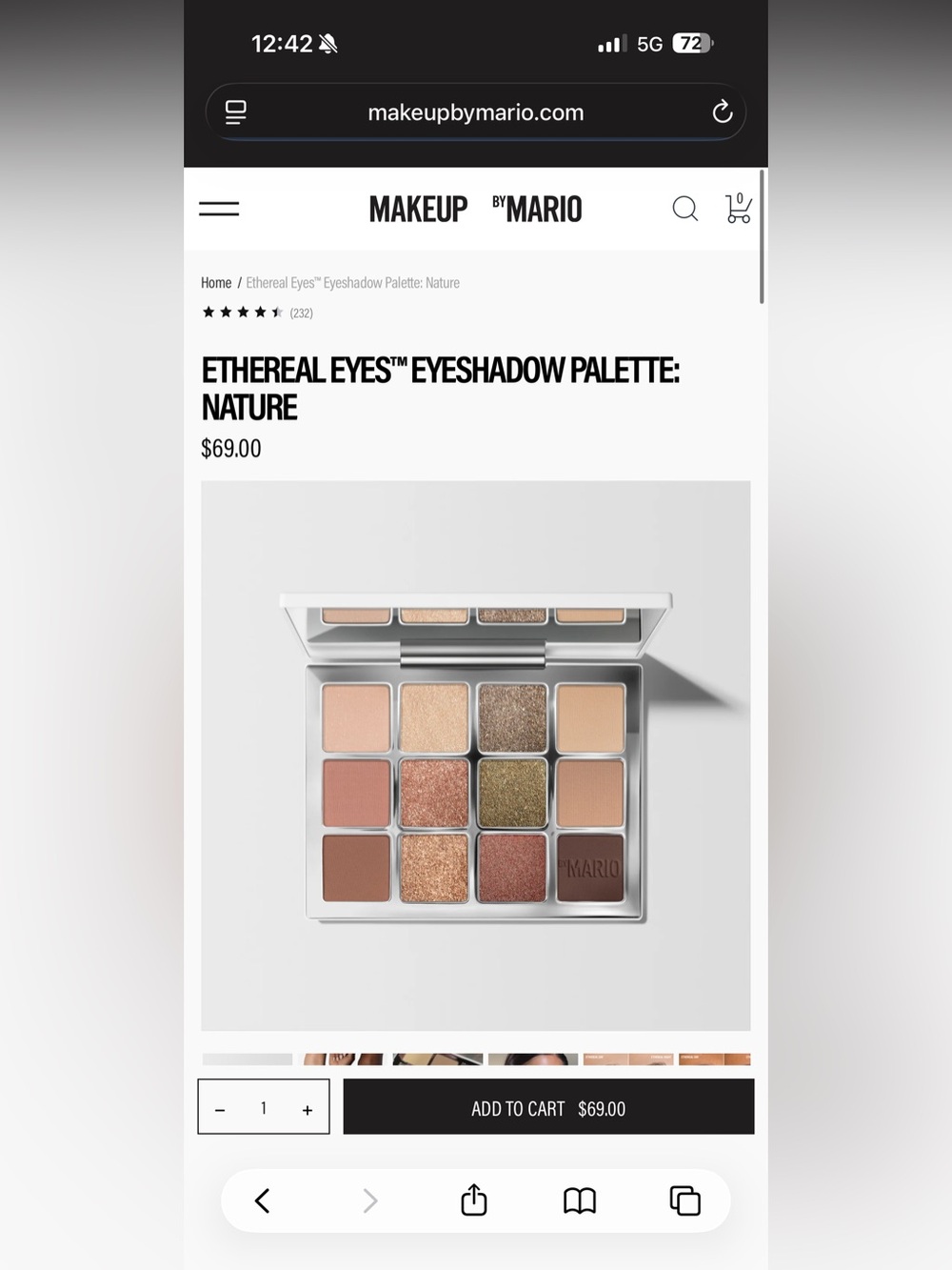 Makeup by Mario Ethereal Eyes Eyeshadow Palette: Nature - Picture 3 of 3